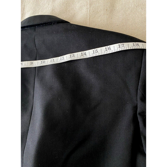 Fialdini Tuxedo Jacket Mens 40 Black 100% Wool Formal Sport Coat Suit Jacket - Picture 13 of 13